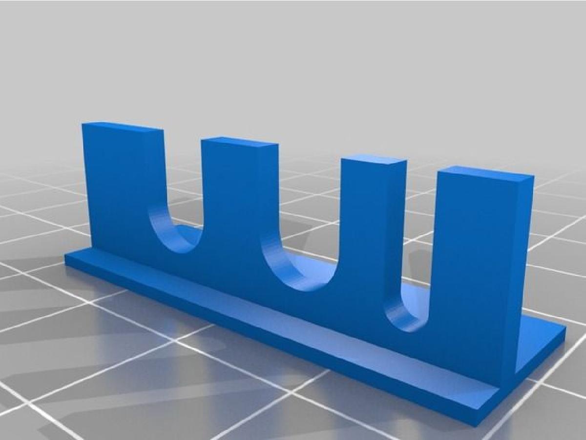 Suporte para botao e LED para case do Mini NES Pi 3.