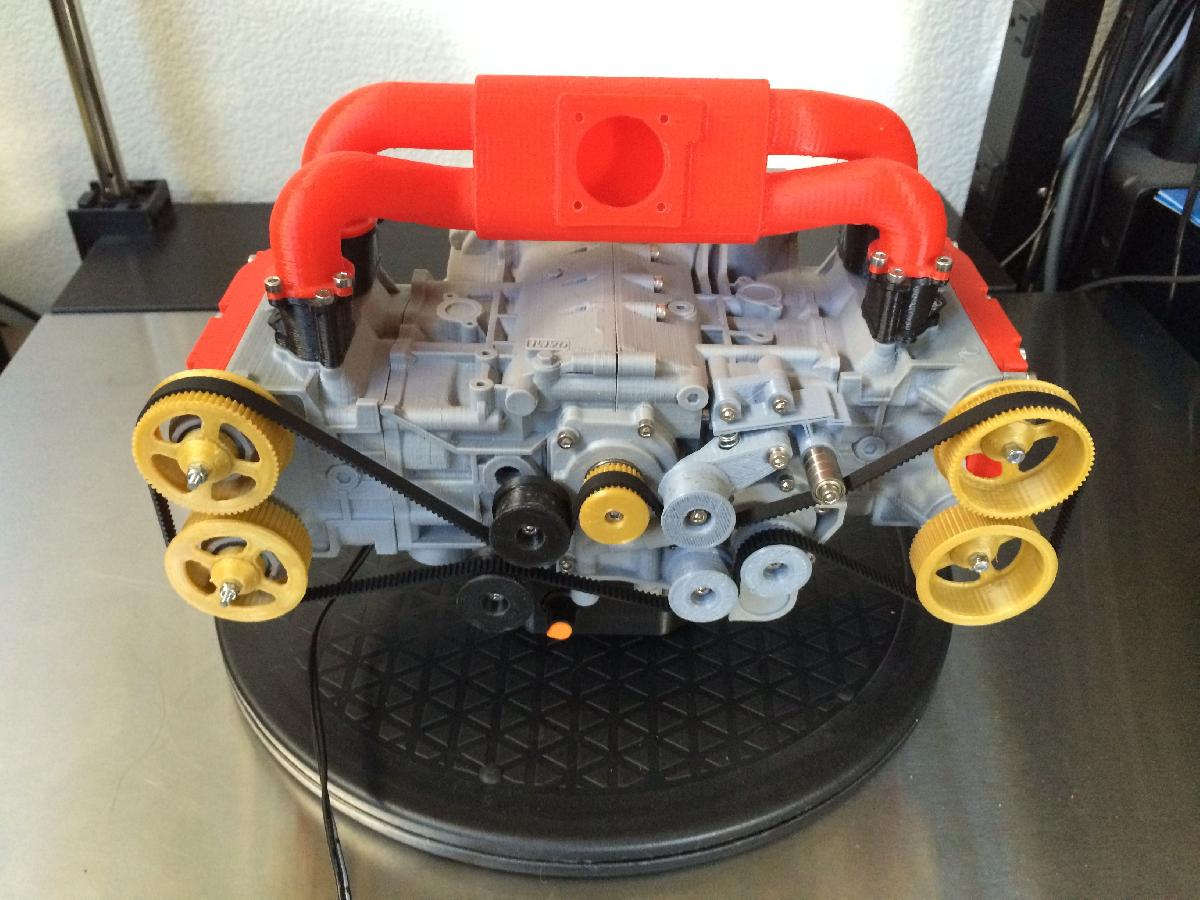 Subaru WRX EJ20 Boxer Engine Modelo   Totalmente Funcional