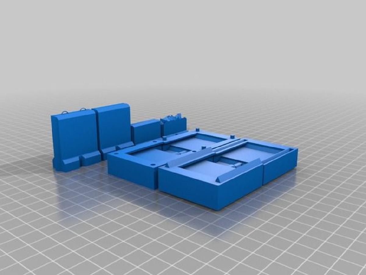 Parede de concreto de 28 mm; forma e molde.