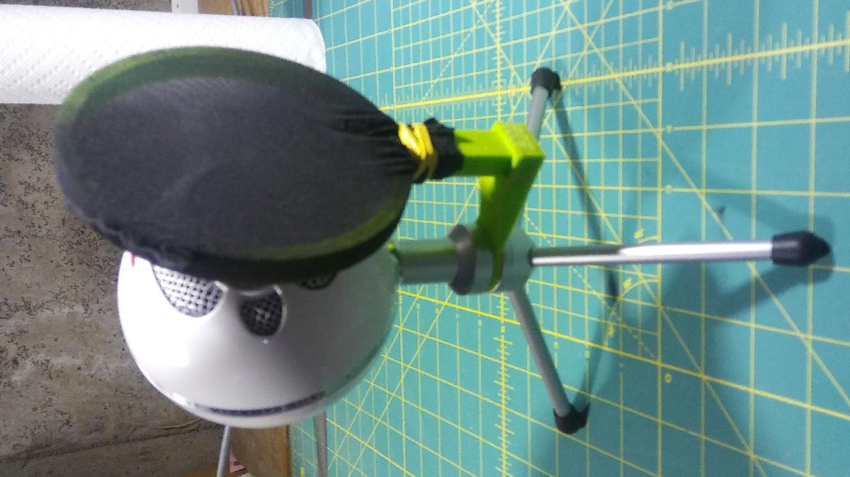 Filtro pop Blue Snowball