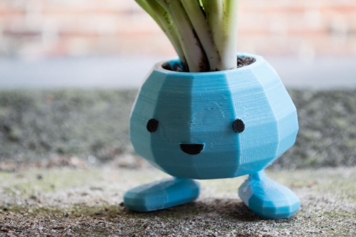 Plantador estranho com pernas encaixadas! 