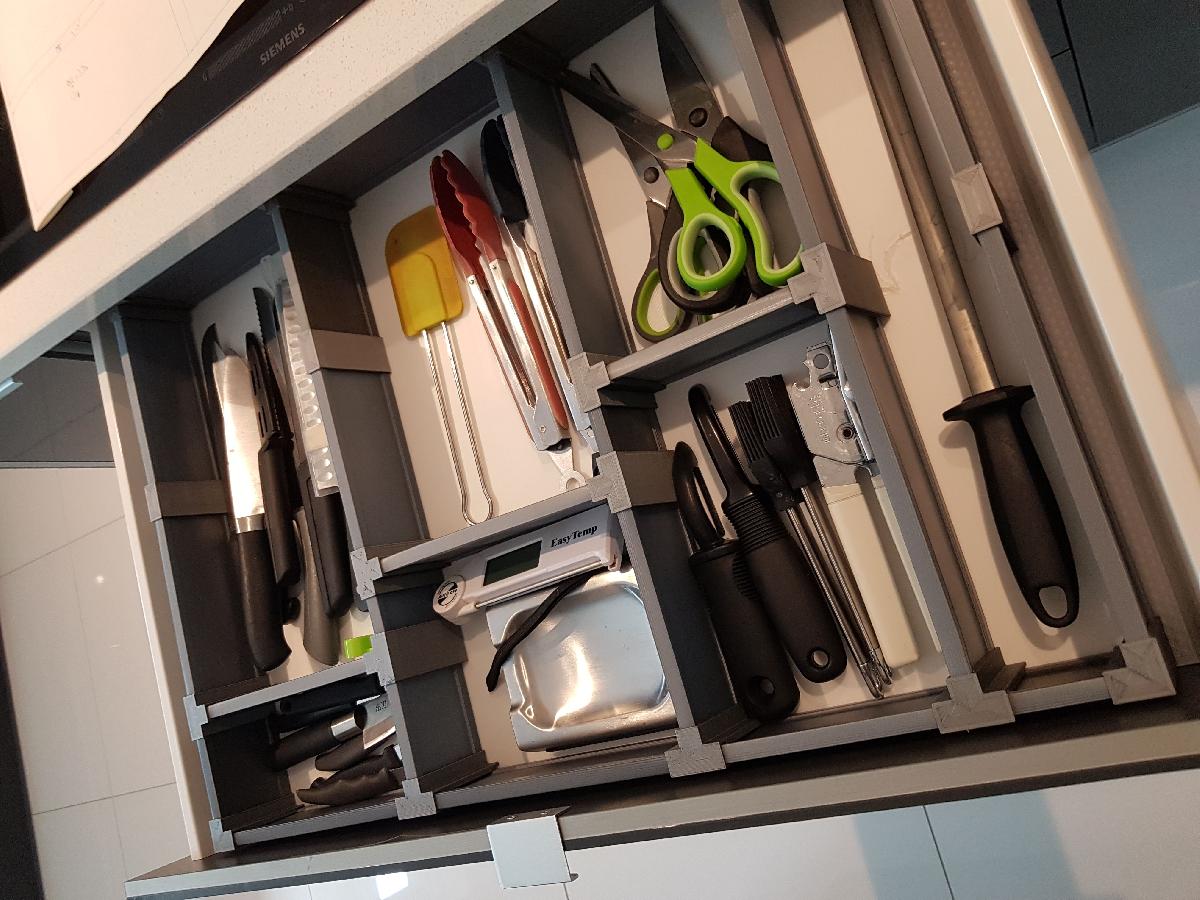 Sistema de organizador de gavetas