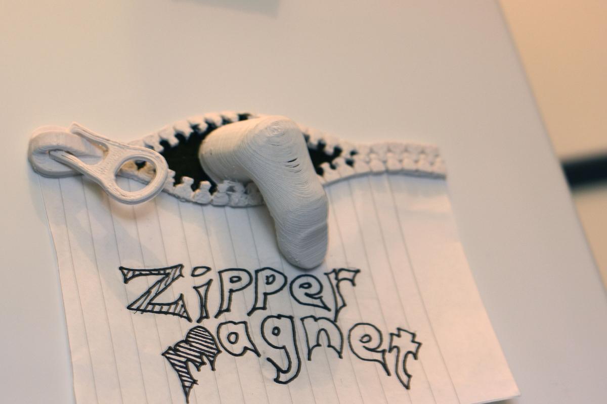 Ímã com zíper
