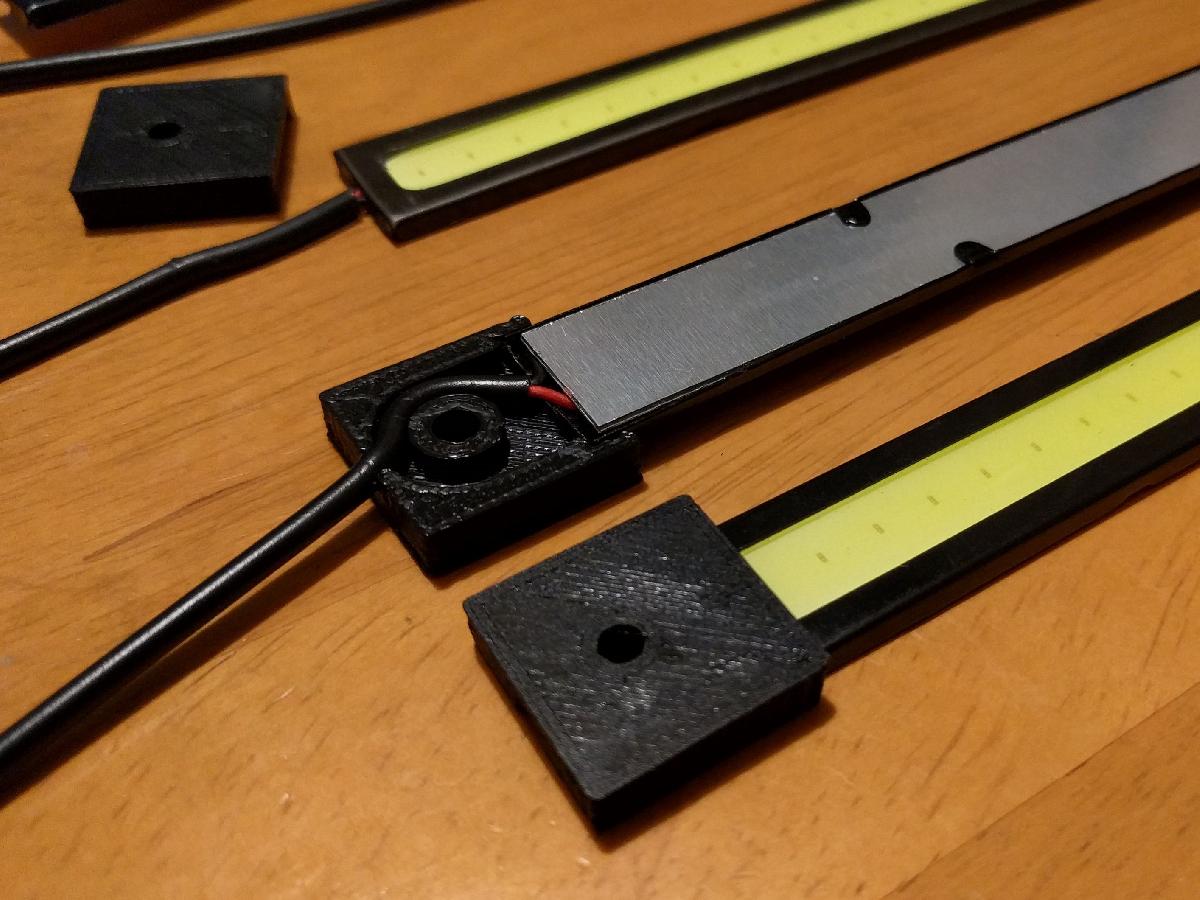Suporte para fita LED COB para extrusoes 2020