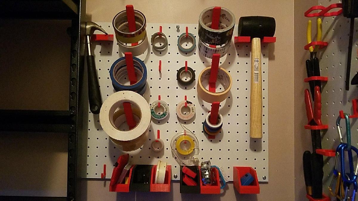 pegboard holders