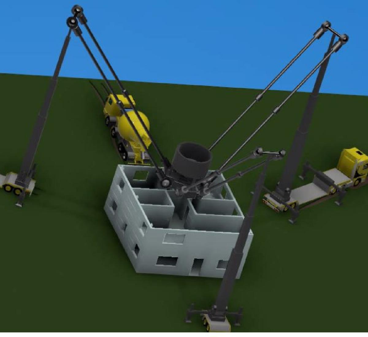 Modelo Conceitual de Impressora de Construcao