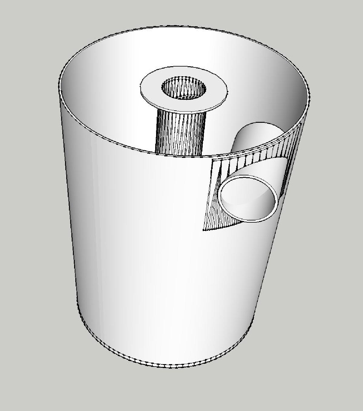 Separador de Poeira Cyclone para Balde Home Depot
