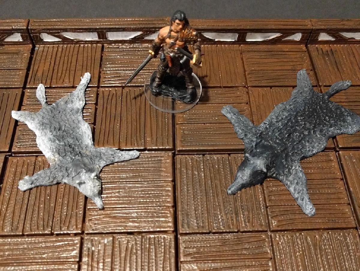 Pelagem / Tapete de Lobo   Jogo 28mm