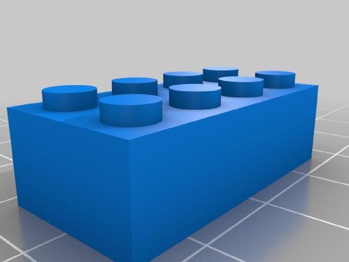 Bloco Lego 2x4