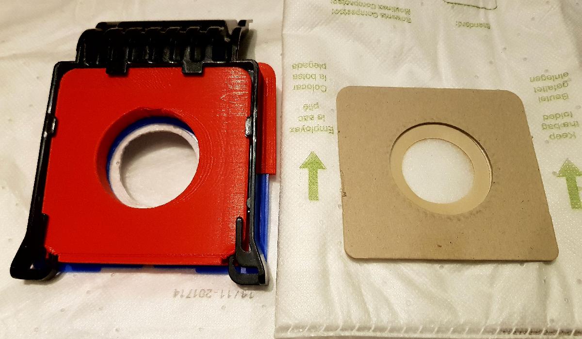 adaptador de saco de aspirador Moulinex