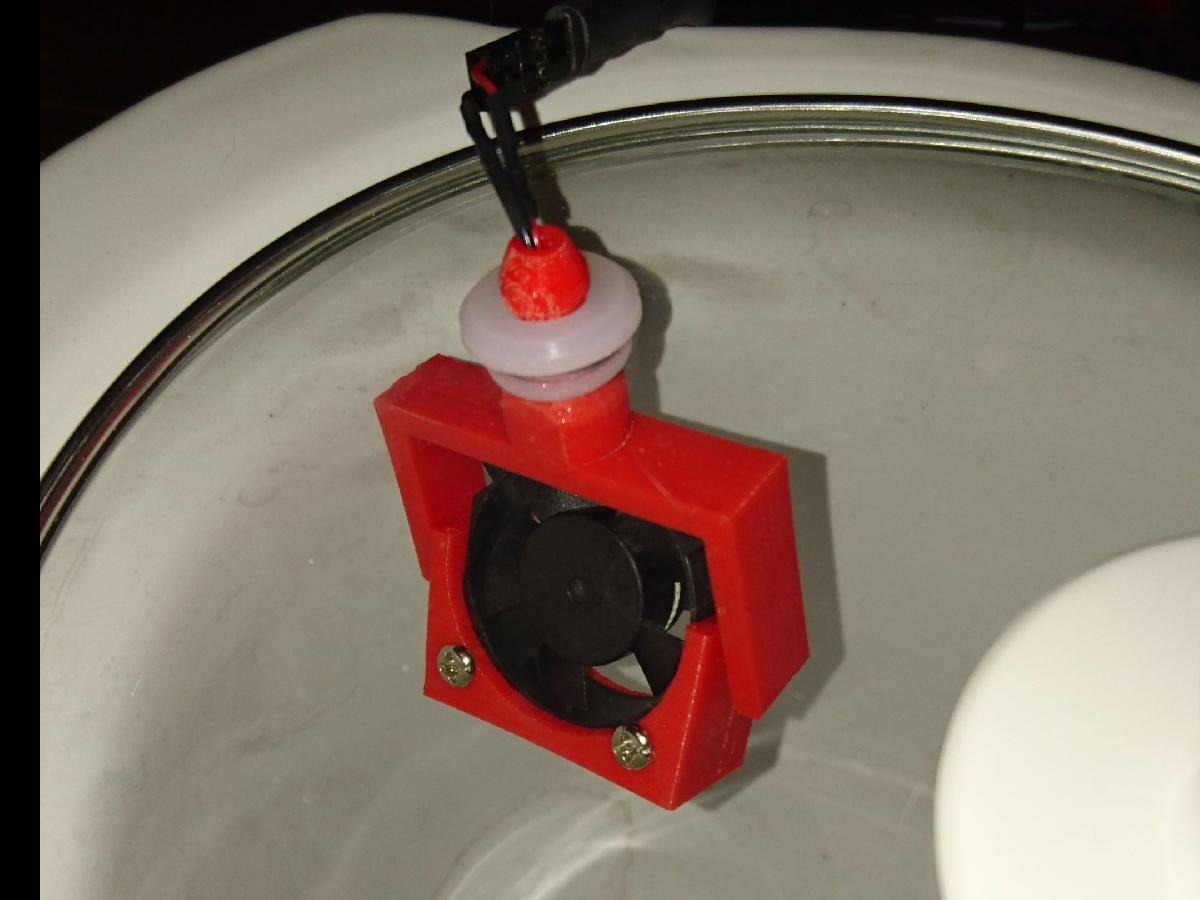 Suporte para Ventilador de Crock Pot para Alisamento a Vapor