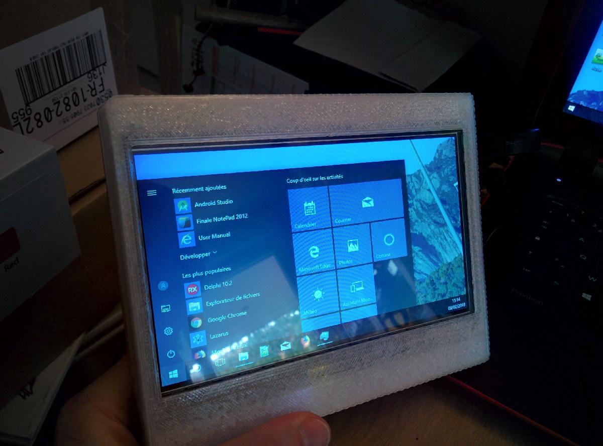 enclosure LCD de 7 KUMAN