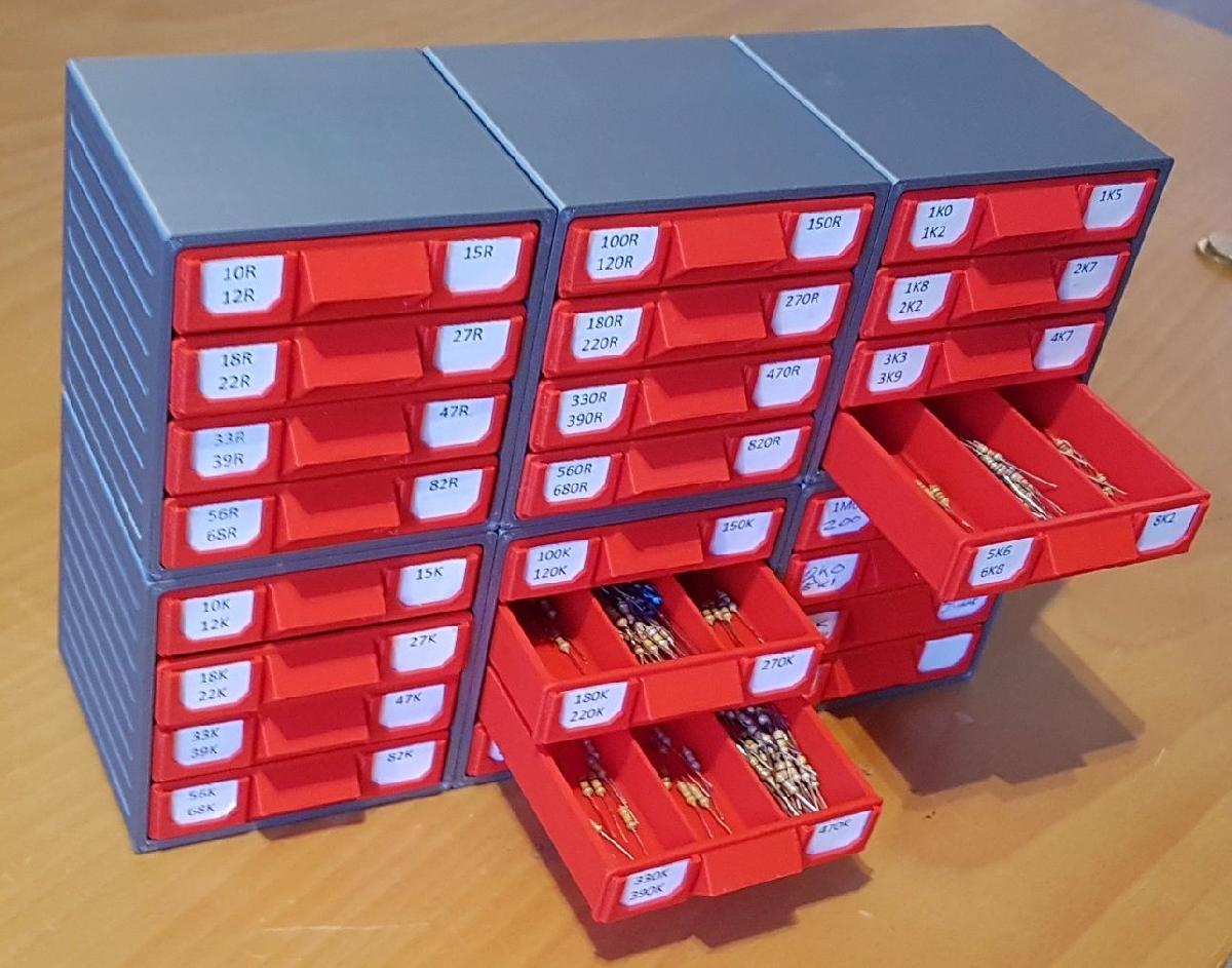 Caixa Resistor [empilhavel & personalizavel]