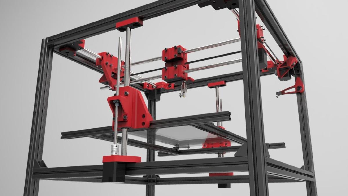 VULCAN 400   Impressora 3D Cartesian de Tamanho Grande