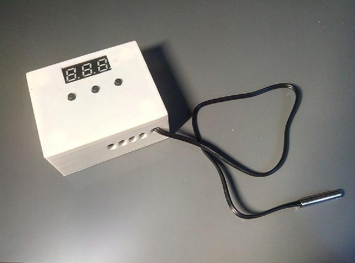 Caixa do Termostato Digital W1209