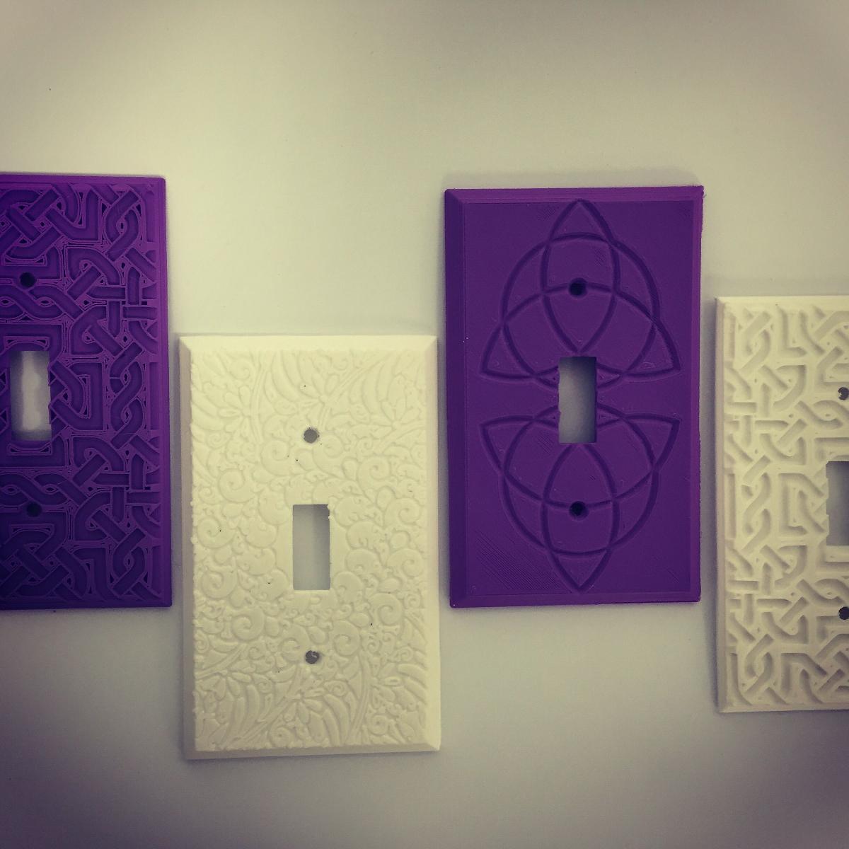 Cobrimentos de Interruptores de Luz Unicos