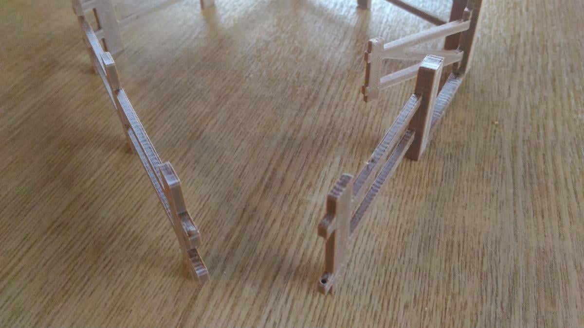 Portao de cerca cavalo para Playmobil