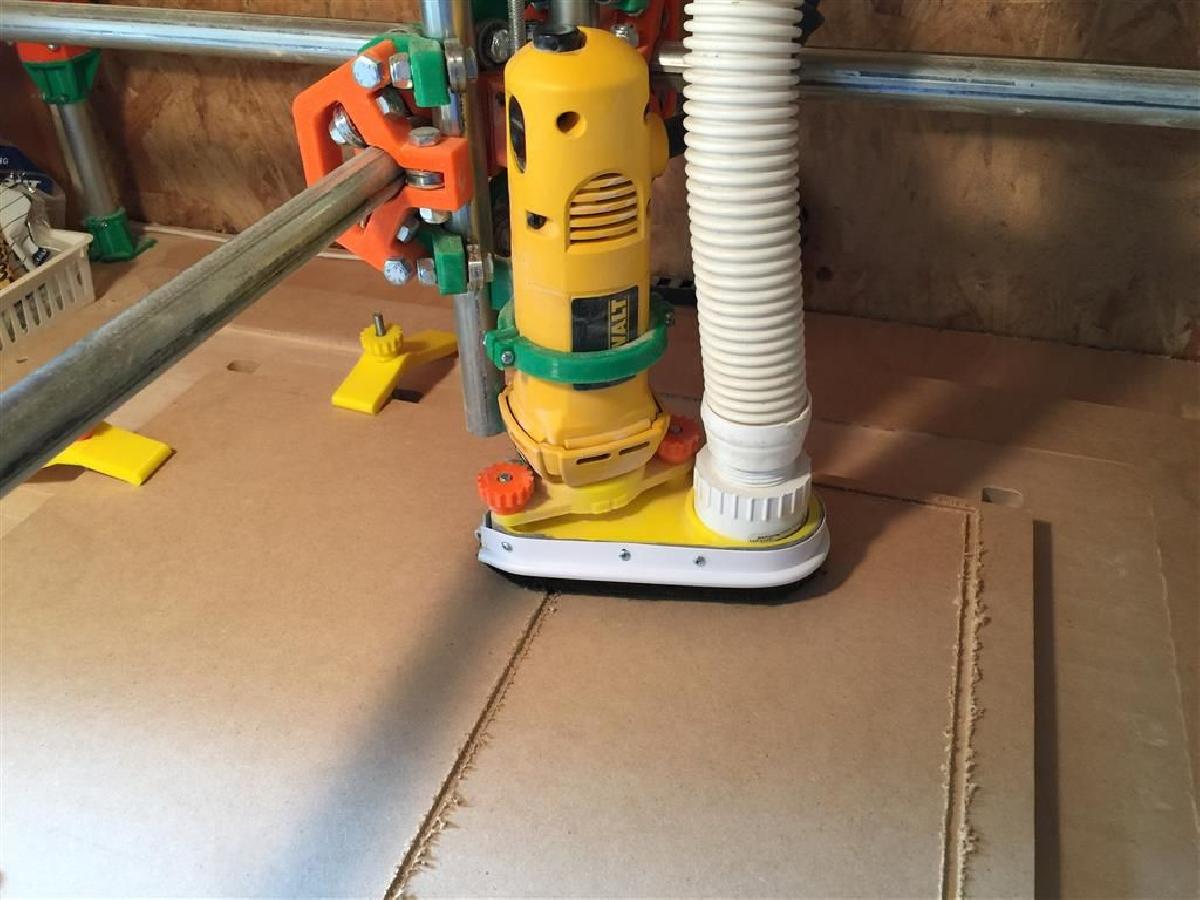 Adaptador para Sapato de Vacuo com DW660 e MPCNC