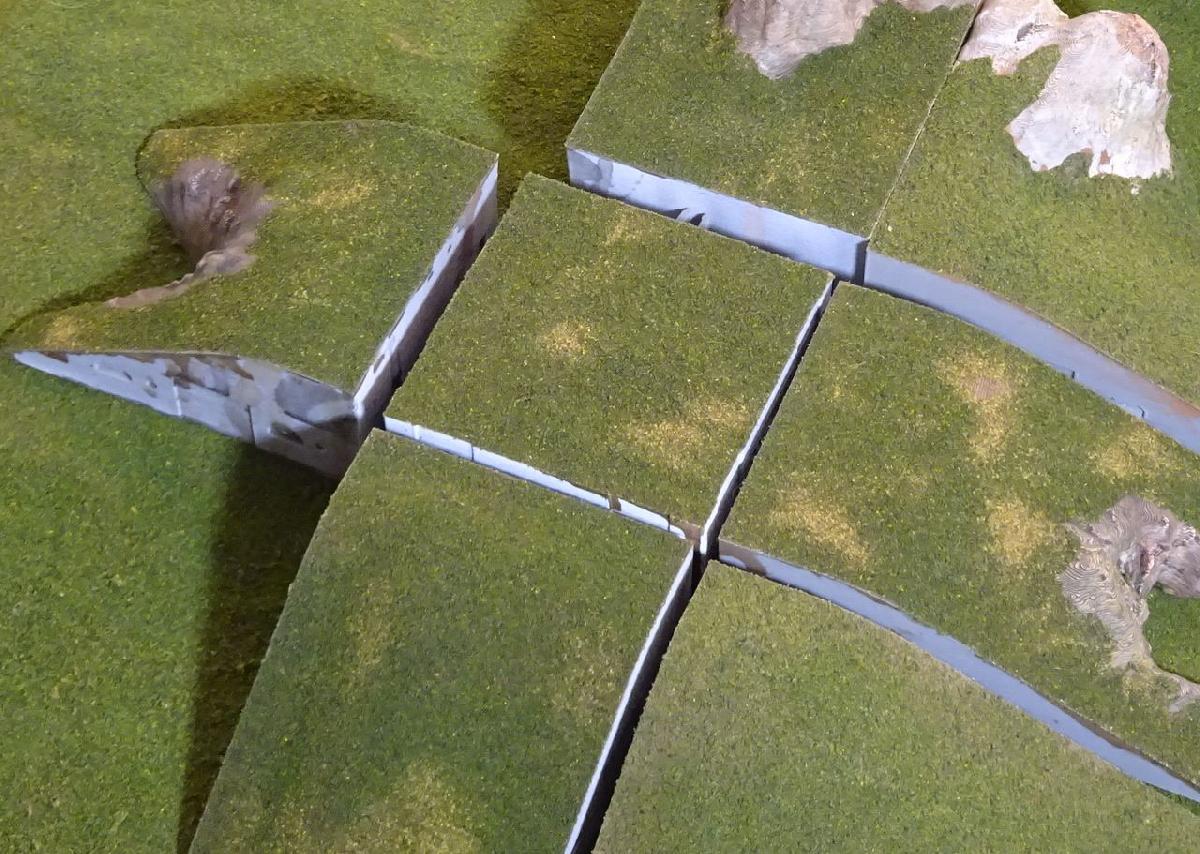 Colinas de jogos modulares   pecas lineares