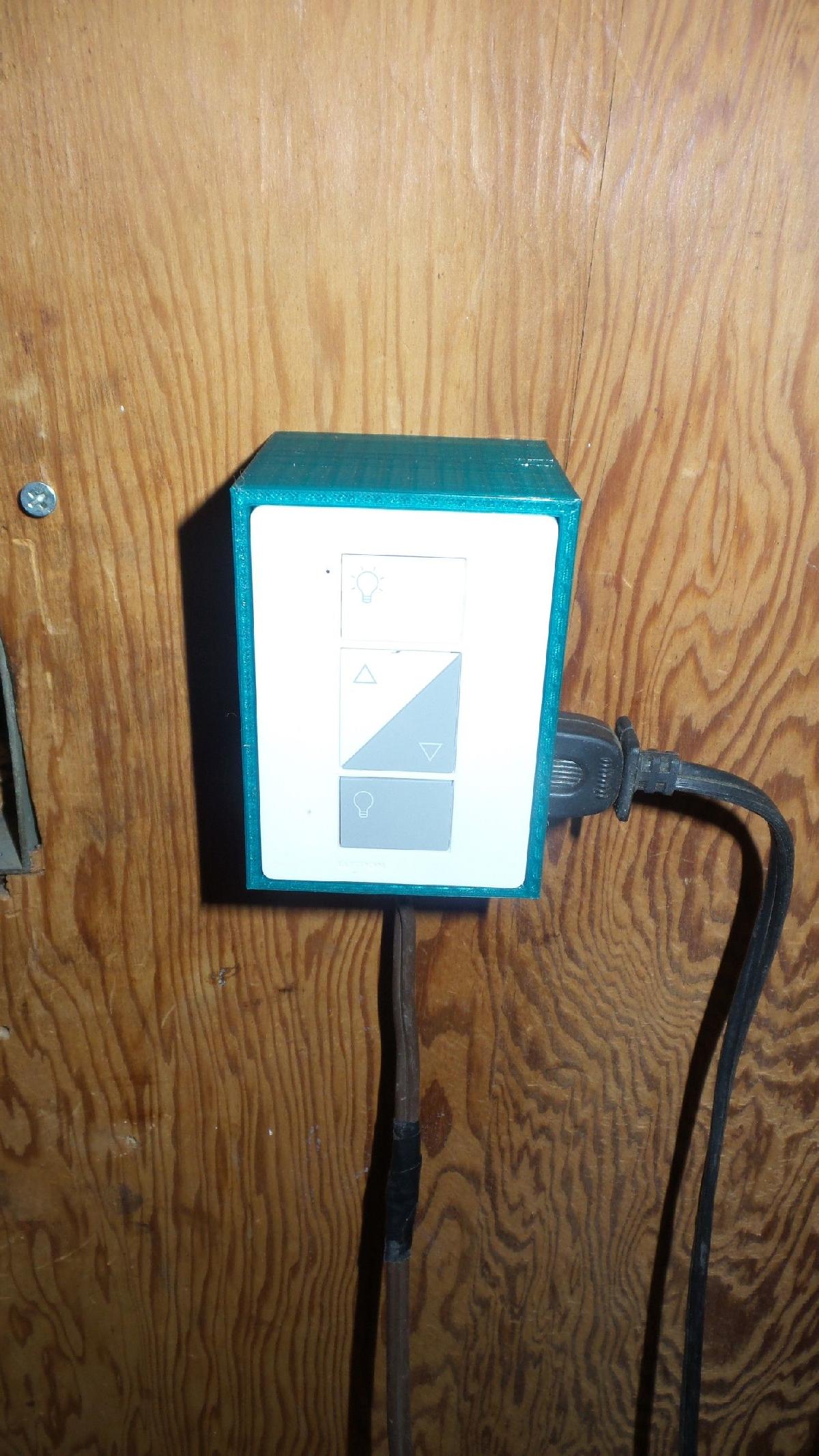 caixa de parede para dimmer plug in Lutron Caseta