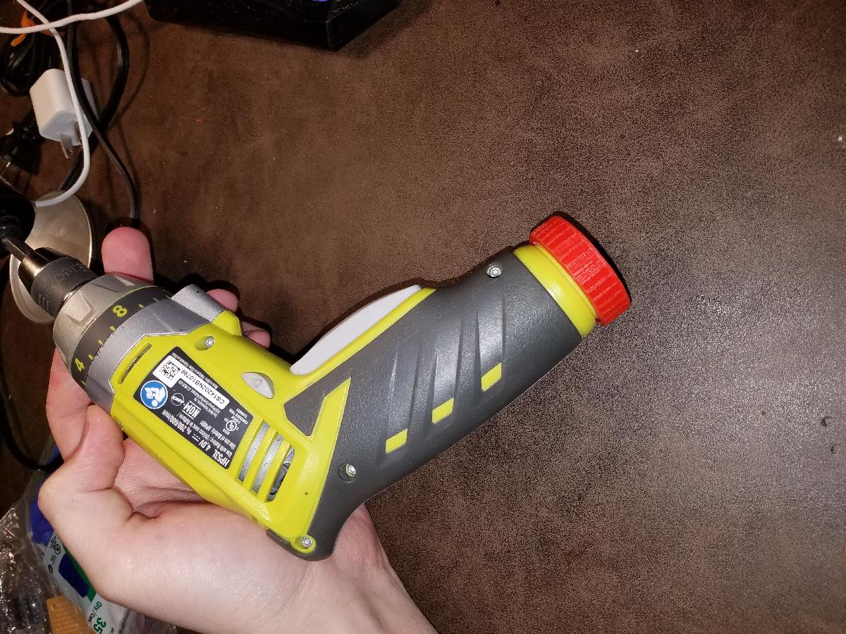 Tampa de Bateria Substituta para Furadeira Manual RYOBI 4V
