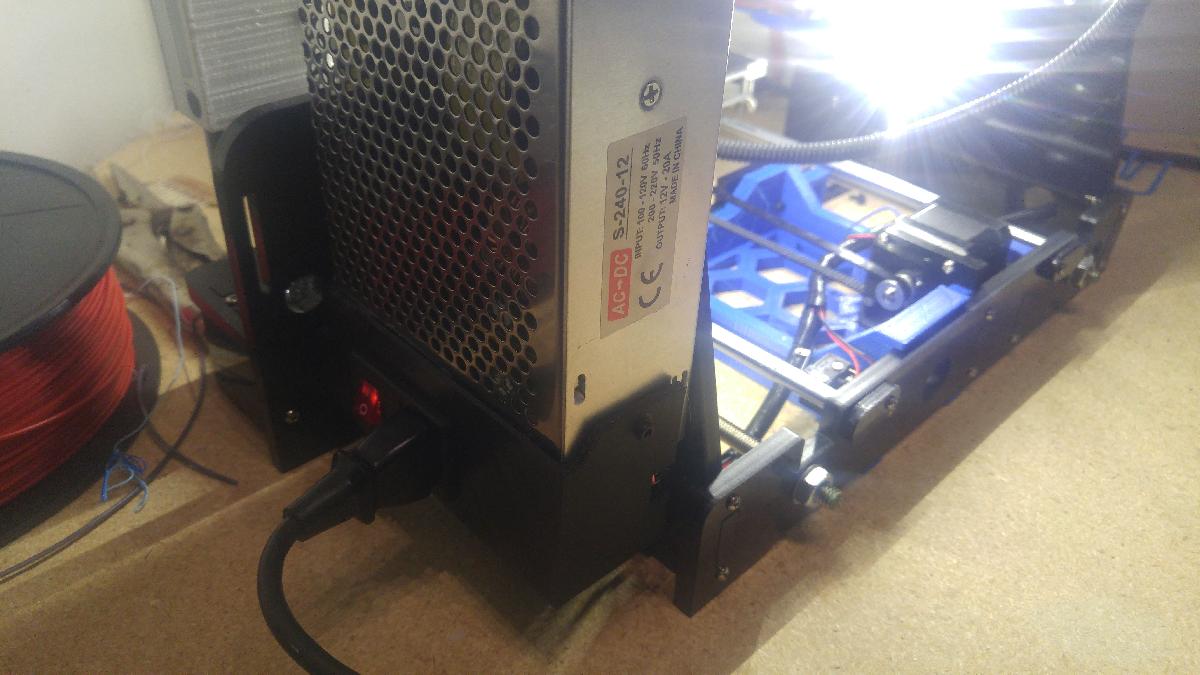 Tomada de interruptor de energia mais ampla para impressoras Anet, Hesine, capa de suprimento