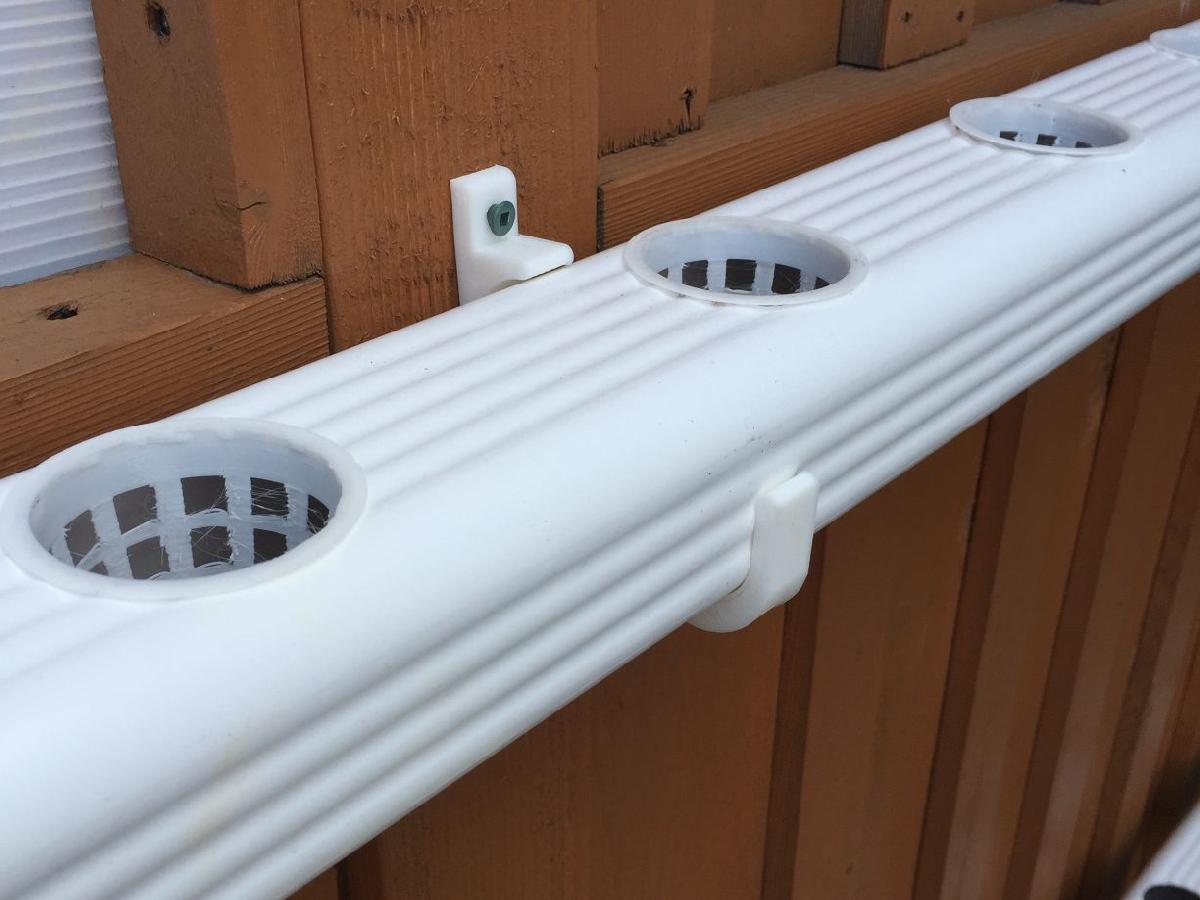 Suportes de Calha de Drenagem NFT Hidroponica