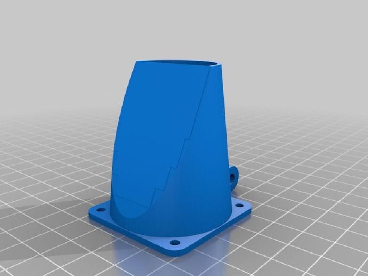 Suporte de Ventoinha Ajustavel para Extrusora Wade do Prusa i3 Greg