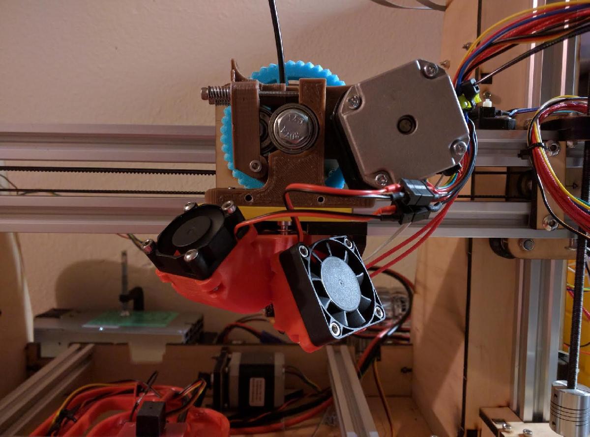 Duto de Resfriamento com Duplo Ventilador E3D v6 para Prusa i3v   dhoyt.com