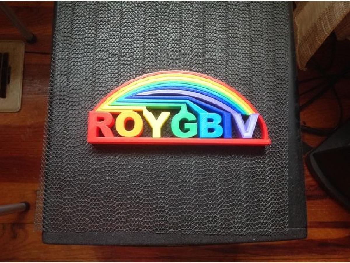 Cores do espectro de luz visivel