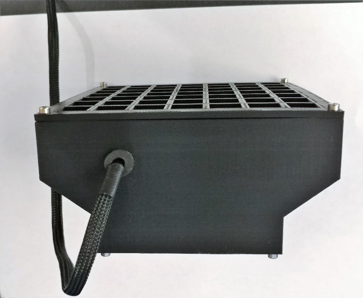 Ventilador de exaustao HEPA com filtro