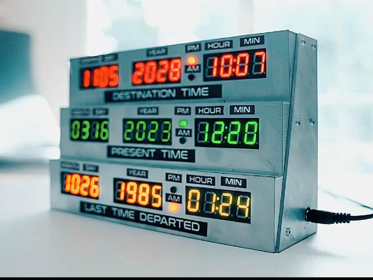 Relógio Delorean   De volta ao estilo futuro
