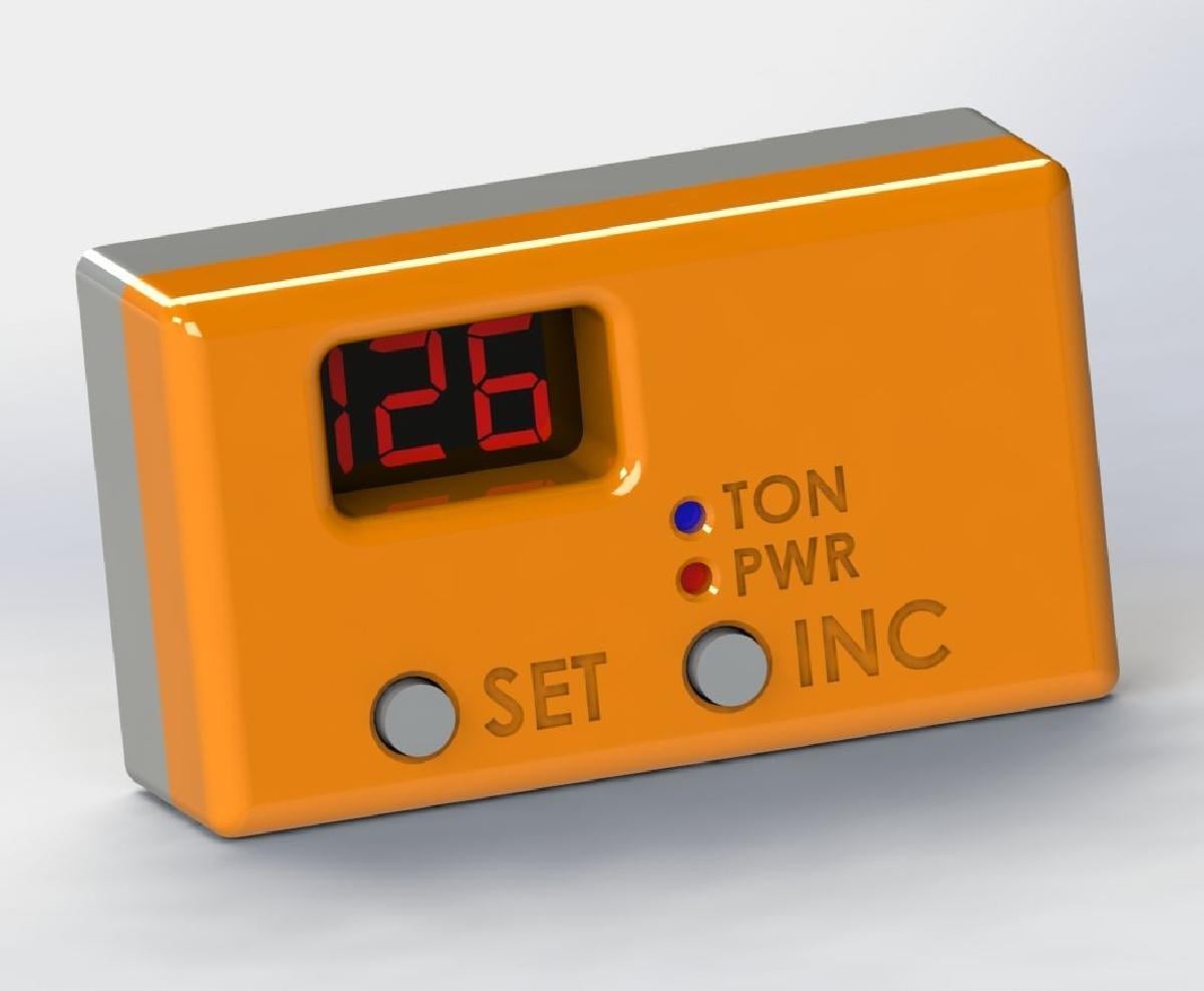 Caixa de temporizador de atraso digital