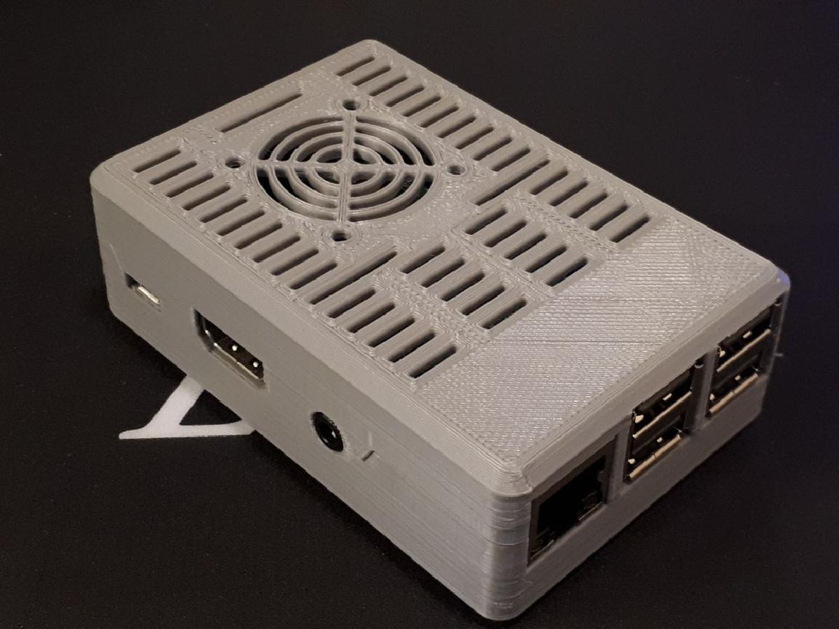 JAL   Case para Raspberry Pi 3B   suporte de 2020, ventilador de 30mm.