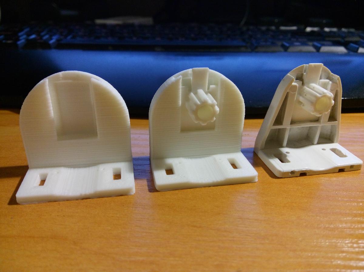 Suporte de substituicao para persianas