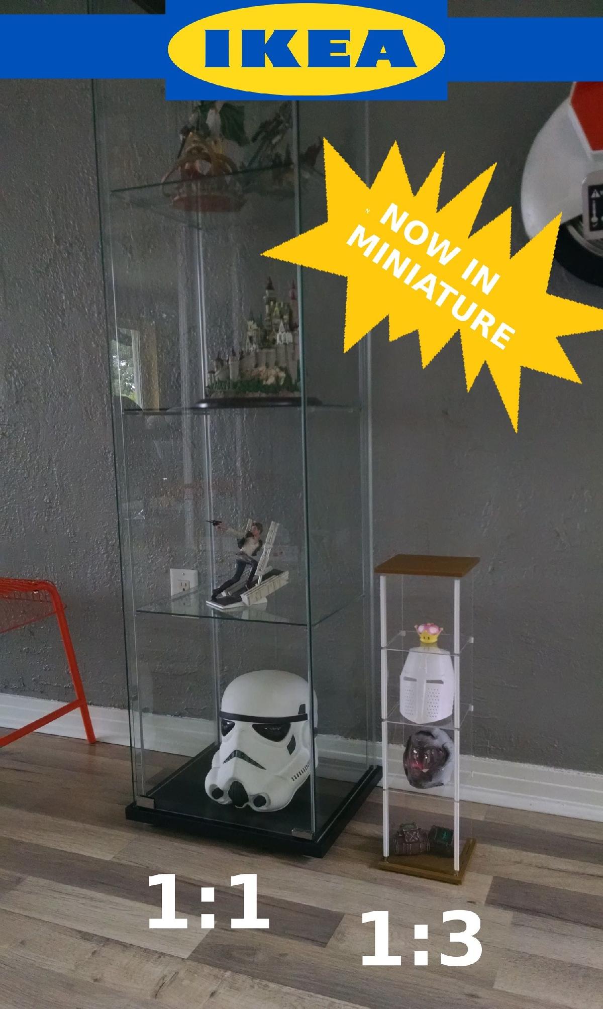 Vitrine Mini IKEA em escala 1/3 para BJD