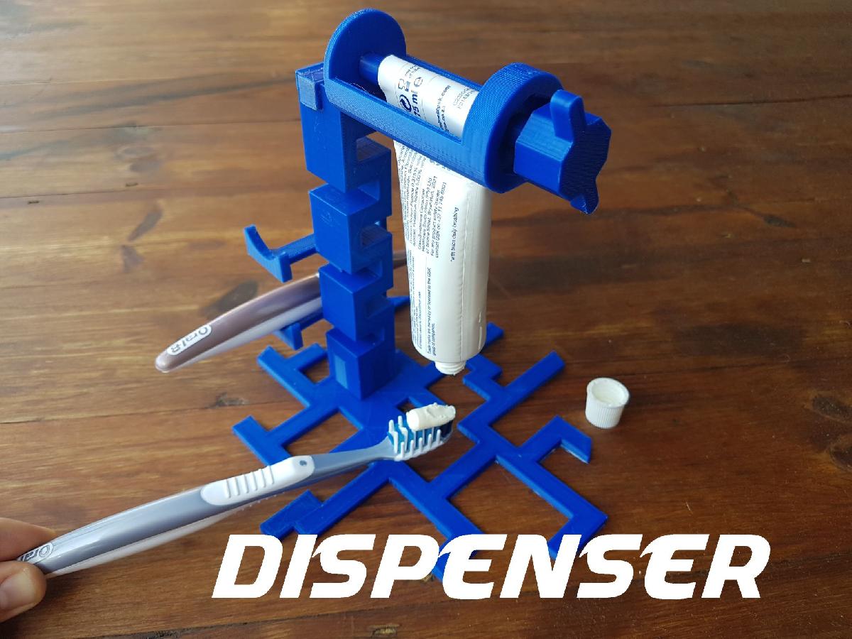 Dispenser de creme dental