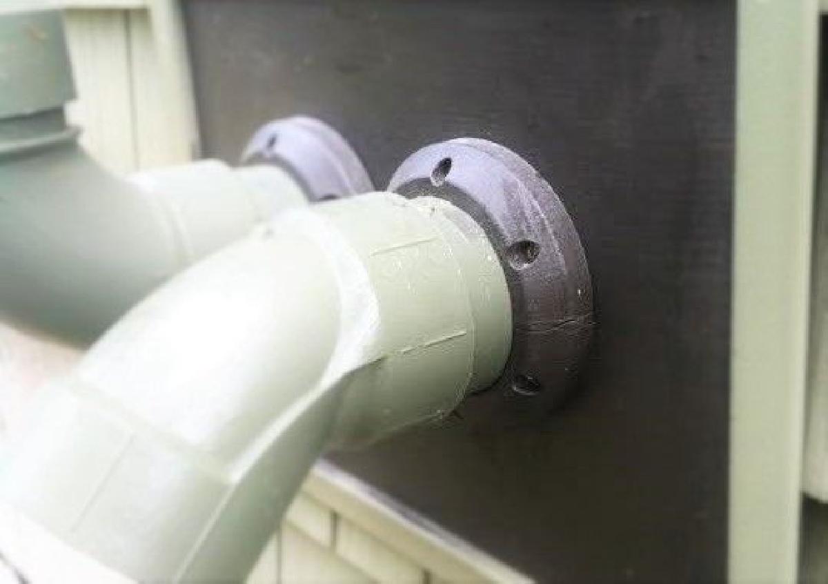 Flange de Ventilacao de PVC   3.5
