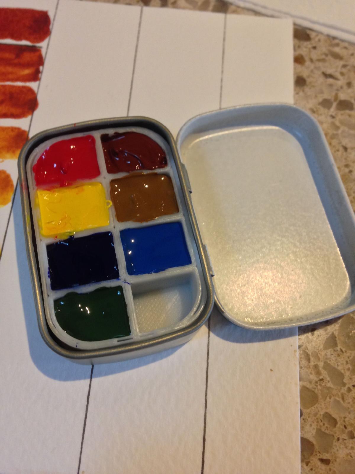 Inserto de Paleta de Tinta para Lata de Altoids Smalls