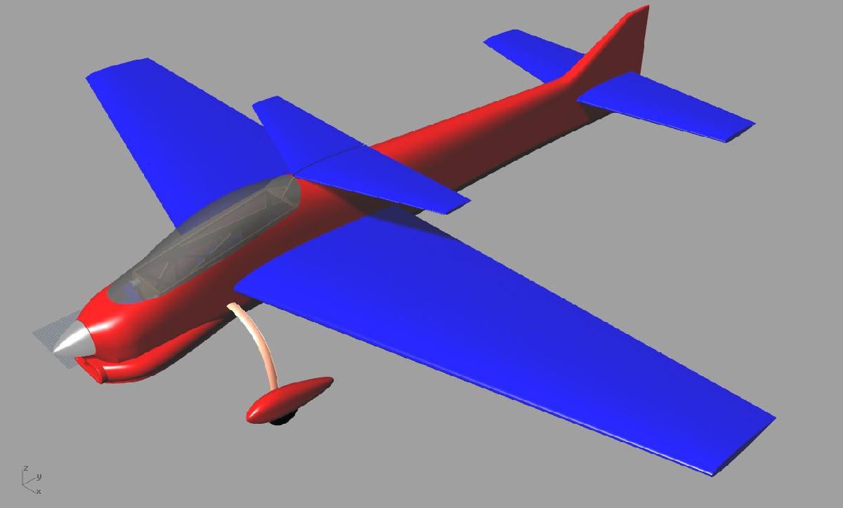 Aviao modelo RC F3A