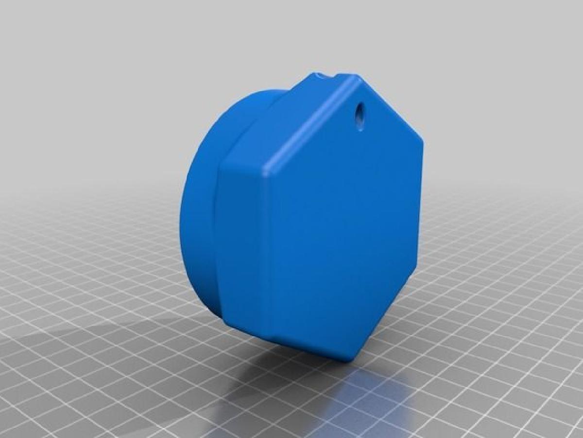 Container a prova dagua hexagonal com canal para o ring
