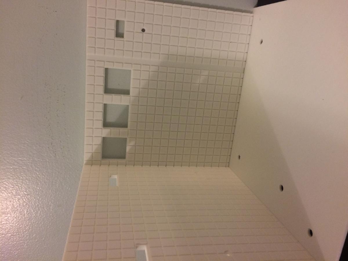 parede e piso (banheiro)