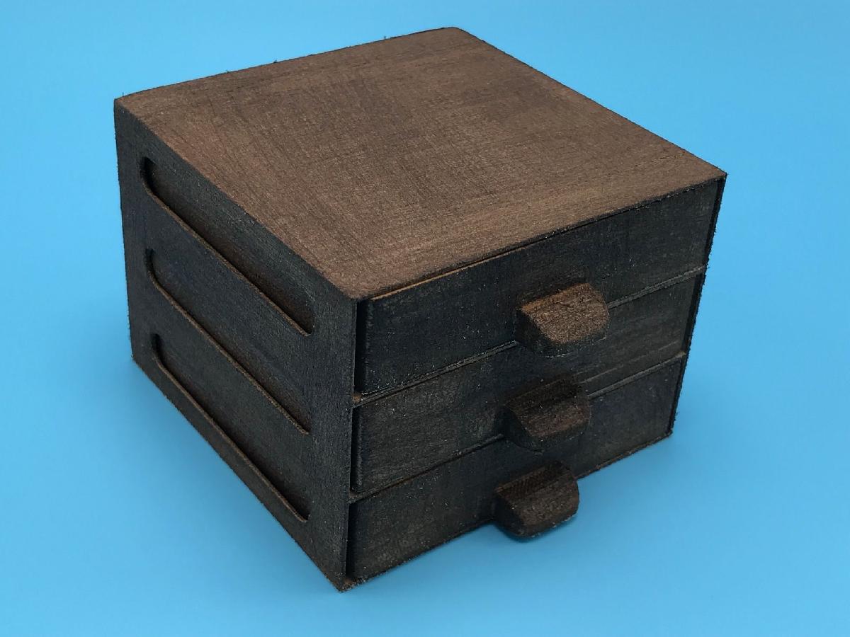 gabinete de 3 gavetas de 100mm