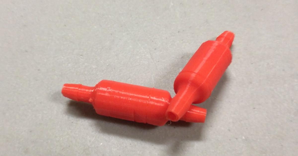 Valvula de Retencao Impressa em 3D