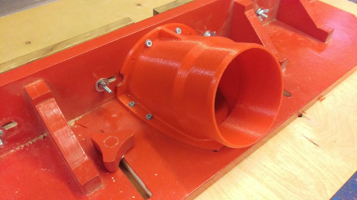 Extracao de poeira para cerca de fresadora