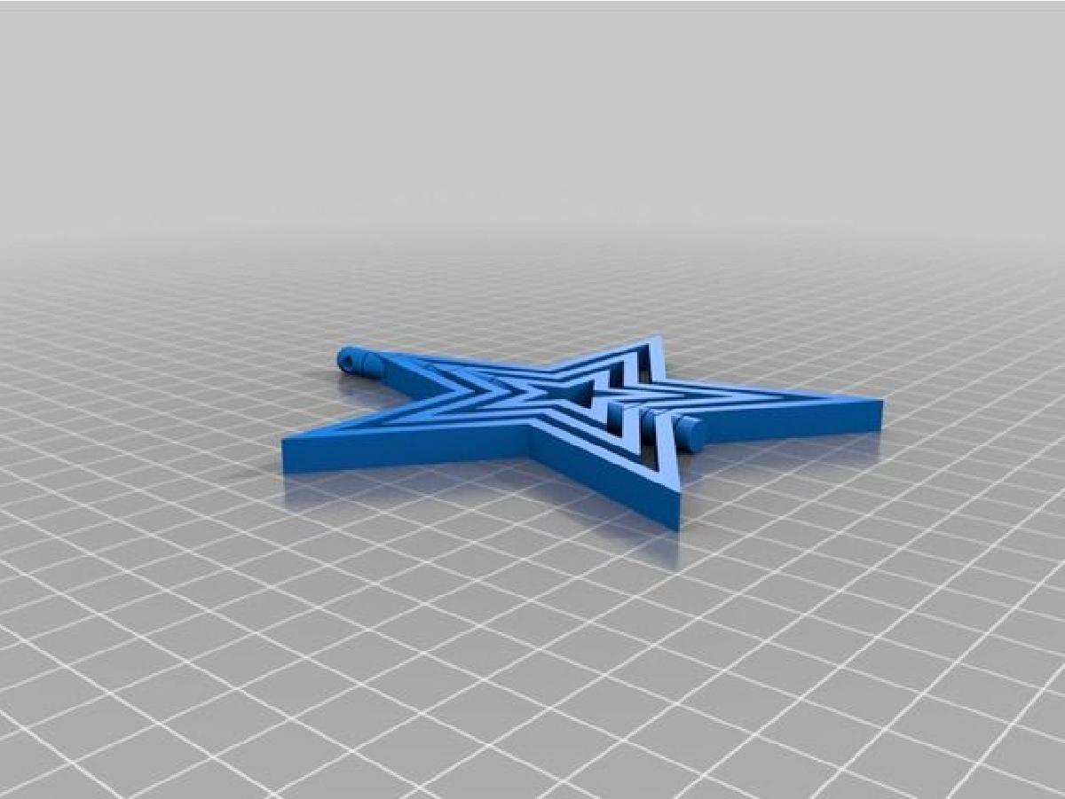 Estrela de Natal giratória