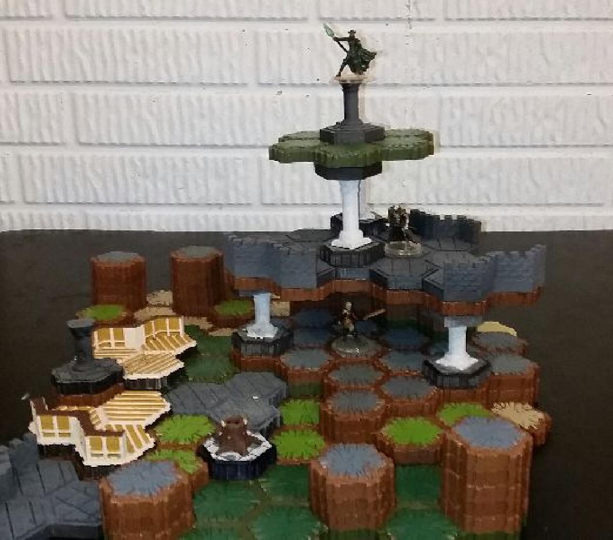 Pilares Hexagonais de Fechamento