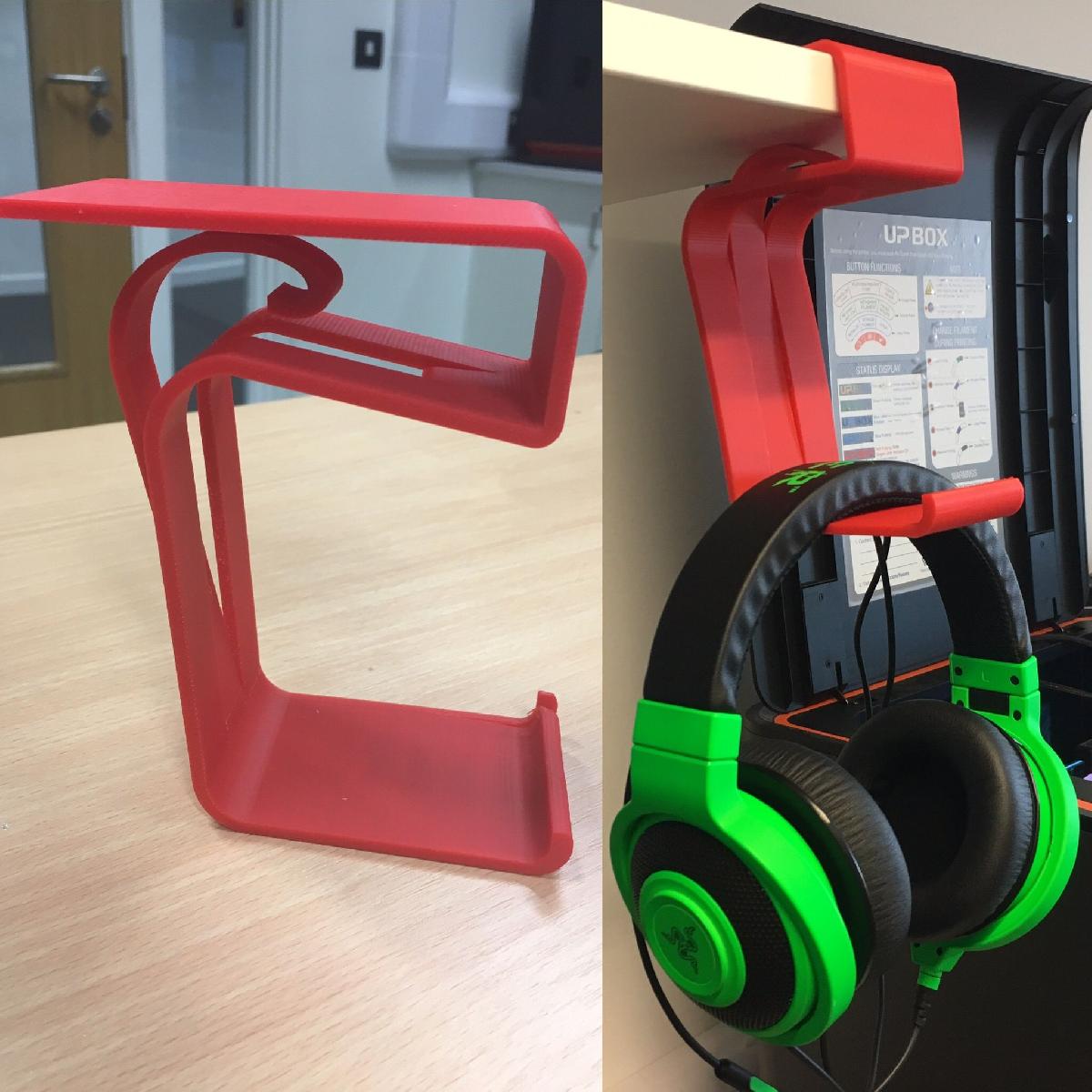 Suporte para fone de ouvido para mesa ou prateleira 