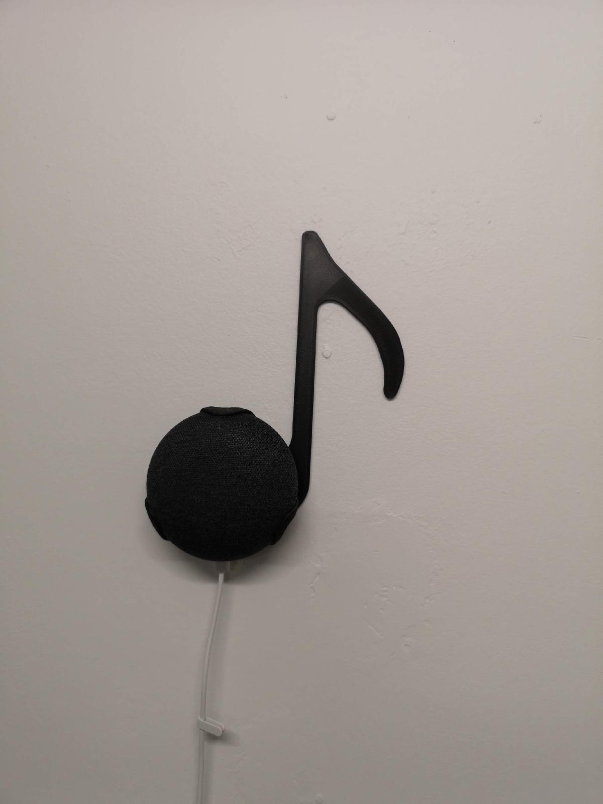 Suporte de parede para notas musicais do Google Home Mini