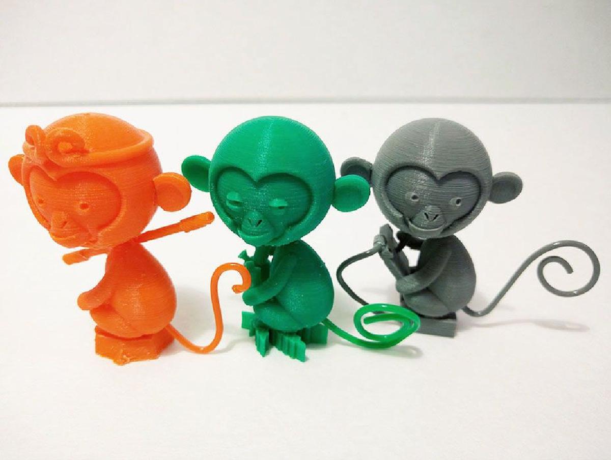 as Pequenas Estatuas do Ano do Macaco